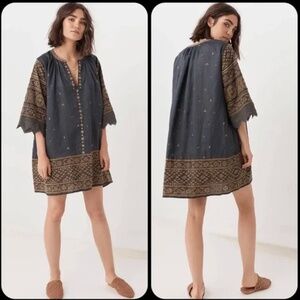 SPELL & THE GYPSY Collective Muwala Embroidered Tunic Dress